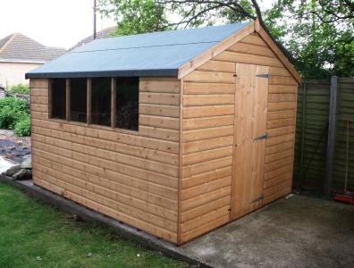 3.0m x 2.4m (10' x 8') Premier Apex Shed